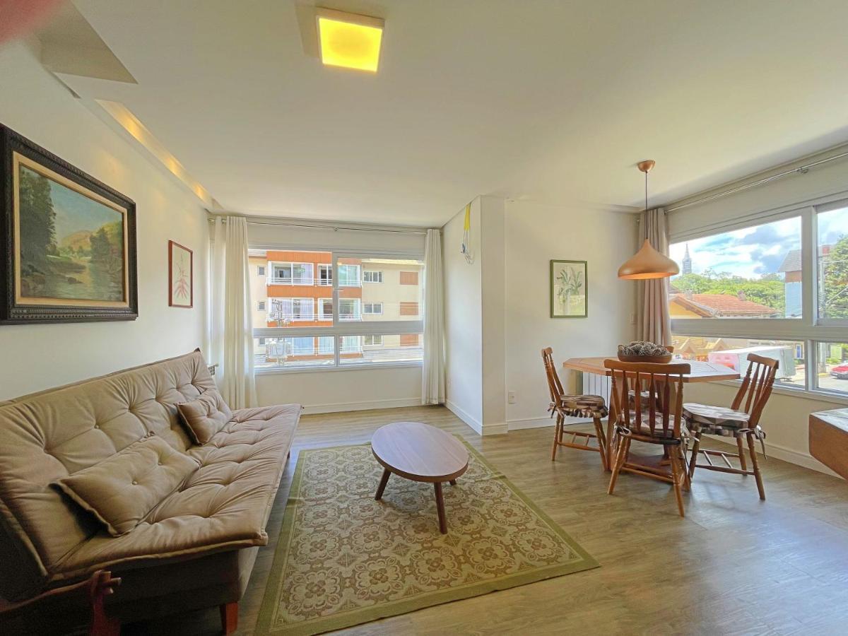 No Coracao De Gramado, A 350M Da Rua Coberta! Apartment Екстериор снимка