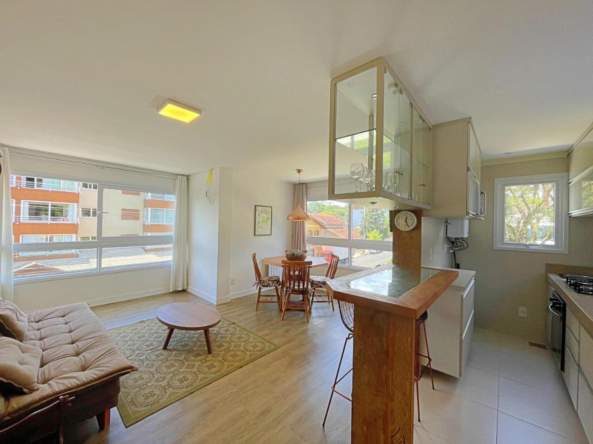 No Coracao De Gramado, A 350M Da Rua Coberta! Apartment Екстериор снимка