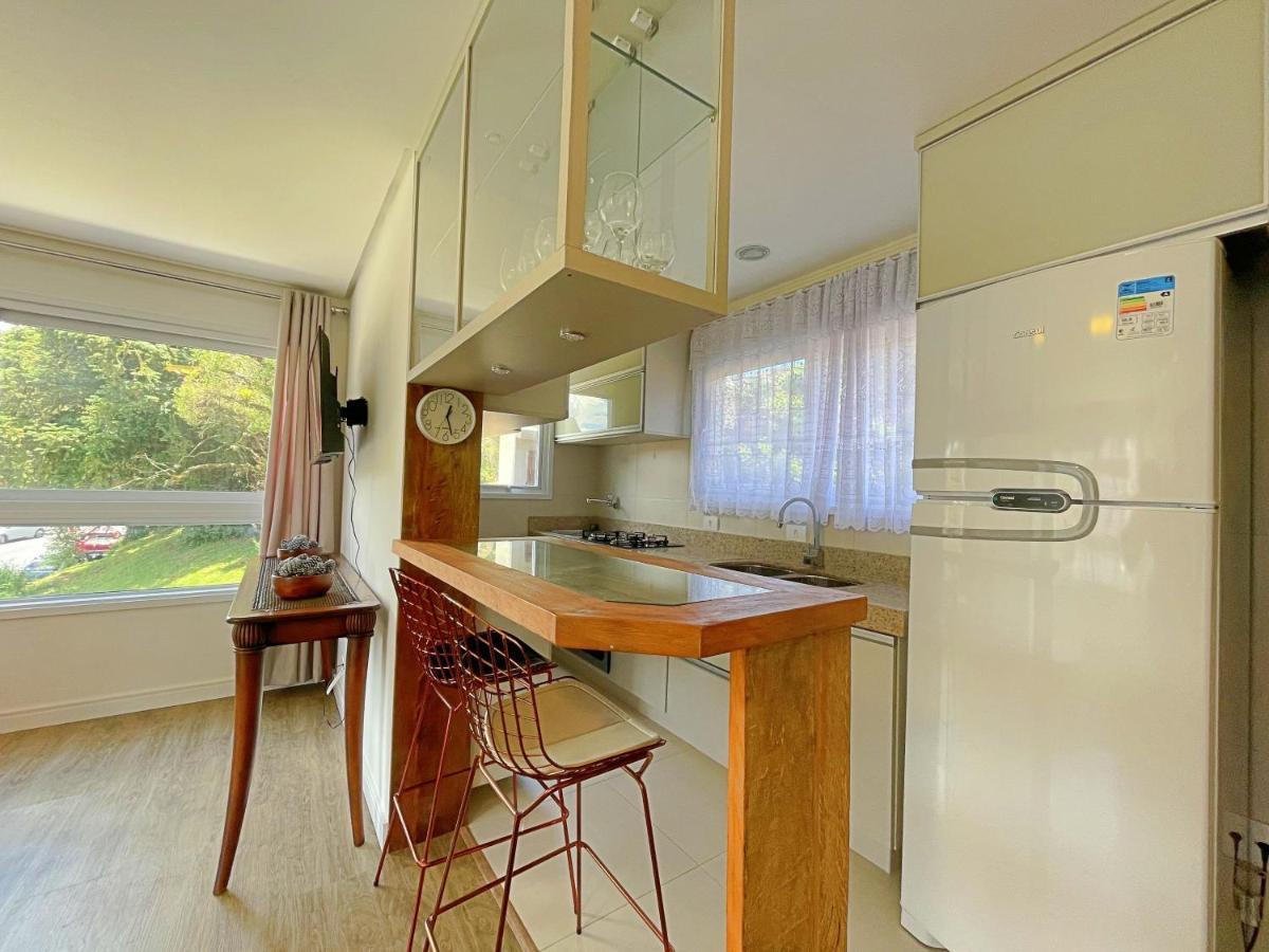 No Coracao De Gramado, A 350M Da Rua Coberta! Apartment Екстериор снимка