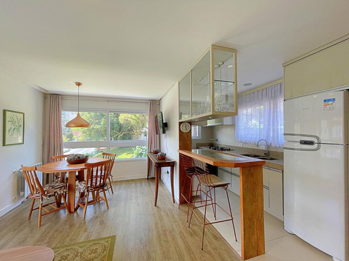 No Coracao De Gramado, A 350M Da Rua Coberta! Apartment Екстериор снимка