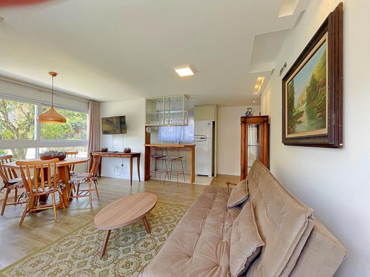 No Coracao De Gramado, A 350M Da Rua Coberta! Apartment Екстериор снимка